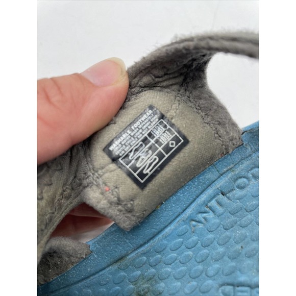 Keen Womens Sandals Size 8 Grey Blue Canvas Toggle Waterproof Hiking Fisherman - Picture 6 of 7